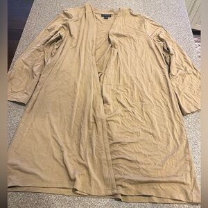 J. Jill Tan Knit Cardigan Top